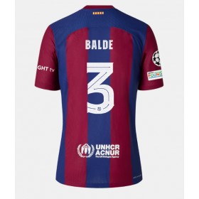 Barcelona Alejandro Balde #3 Hemmakläder 2023-24 Kortärmad